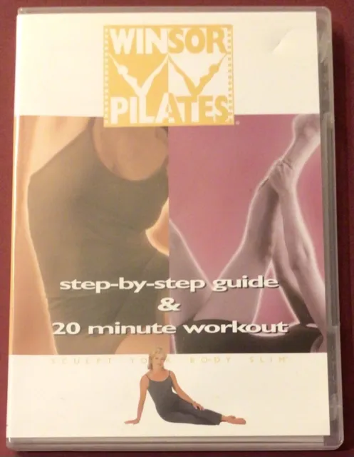 Winsor Pilates Step-by-Step Guide & 20 Minute Workout DVD-TESTED-RARE-SHIP  N 24H