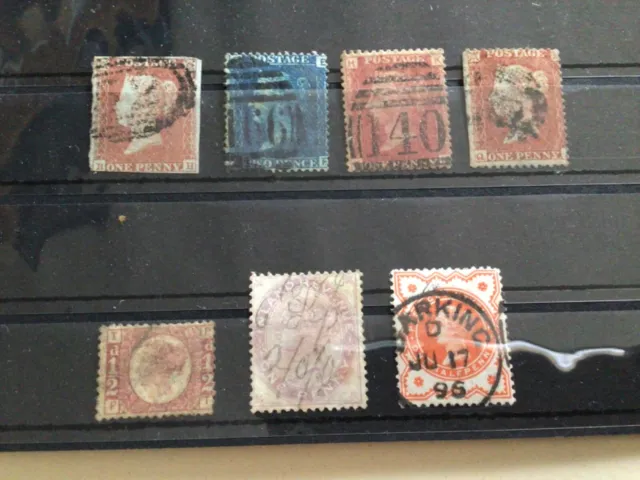 Great Britain early Queen Victoria used stamps Ref A 9972