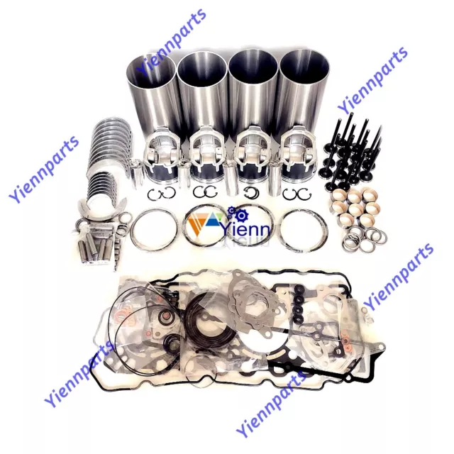 V3800-CR-T Overhaul Rebuild Kit For Kubota Engine SVL65 SVL75 SVL90 KX161 Parts