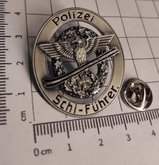 PIN/Anstecker POLIZEI Schi-Führer (Militaria, Wehrmacht, Nostalgie)