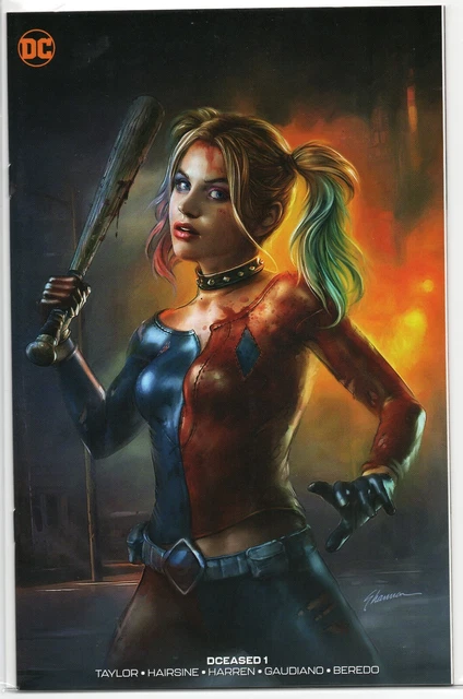 Dceased #1 Shannon Maer Minimal Trade Dress Harley Quinn Variant Nm+