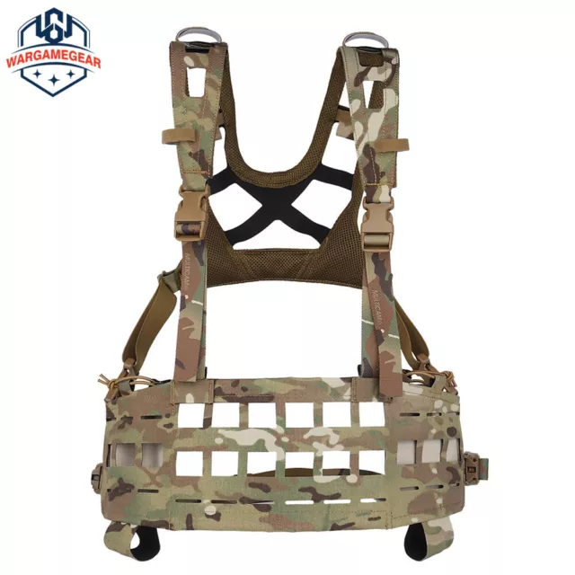TACTICAL MOLLE VEST SPC Portable Lightweight Modular Chest Rig Quick ...