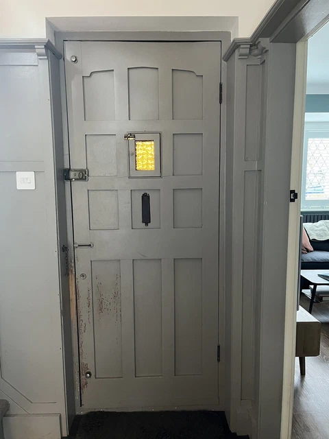 Reclaimed original 1930s front door 2