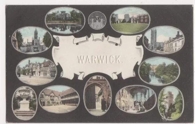 Warwick Multiview Postcard, B080