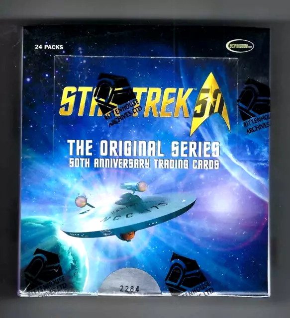 Star Trek The Original Series 50th Anniversary Factory Sealed Card Box 36 Packs