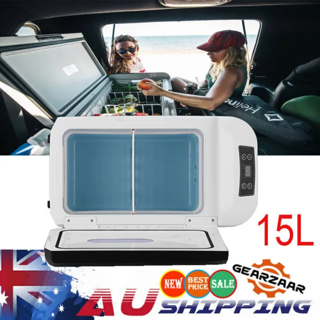 15L 4WD Centre Console Fridge Freezer Portable Travel Camping Car Cooler AUS