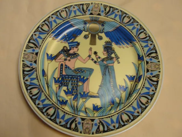 Porcelaine Egypt Plate F.m & Co