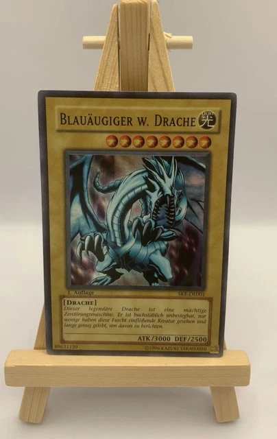 YU-GI-OH! BLAUÄUGIGER WEISSER Drache/ SKE-DE001/ Super Rare/ Oldschool