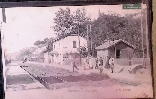 CPA   FEYZIN  La Gare