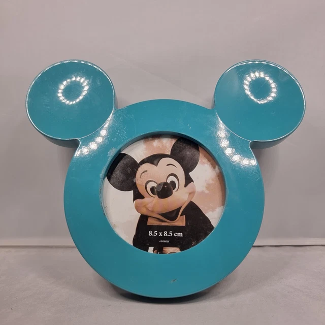 Disneyland Paris - Mickey Mouse Blue Ears - 8.5cm x 8.5cm Photo Frame Disney