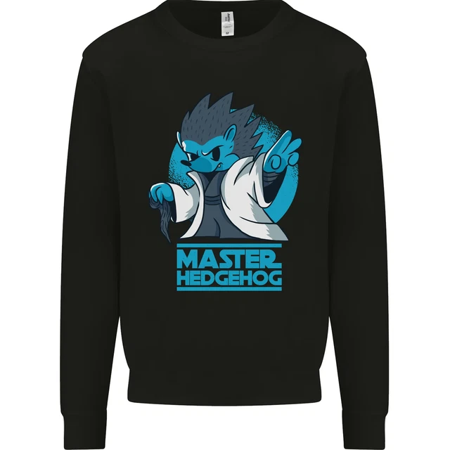 Master Hedgehog Funny Movie Parody Kids Sweatshirt Jumper