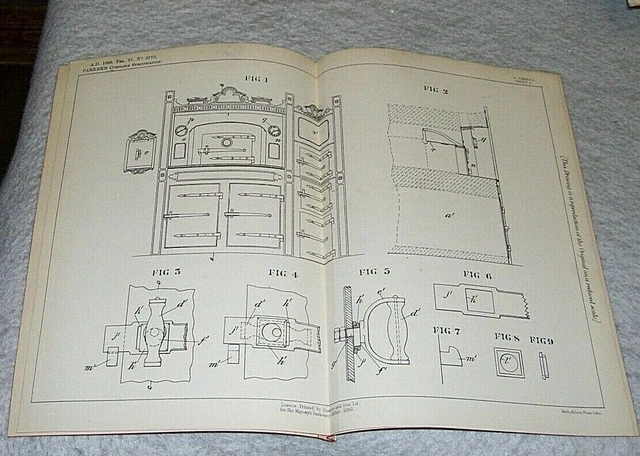 Improvements In  And Relating To Bakers Ovens Patent Parker Birmingham 1895