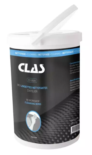 90 lingettes nettoyantes d'atelier - CO 0500 - CLAS Equipements