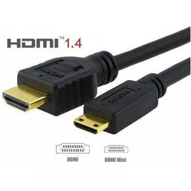 MINI HDMI TO Standard Male Cable For CANON EOS 5D MARK II III IV Digital Camera 3.99 PicClick UK