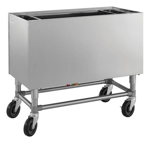 Kratos 32L-014 36x18 Portable Ice Bin with Bottle Holders