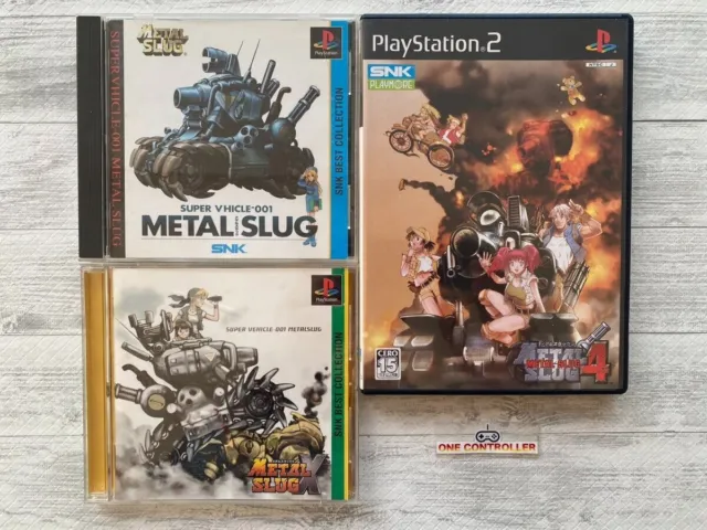 SONY PlayStation PS1 Metal Slug & Metal Slug X & 4 set from Japan