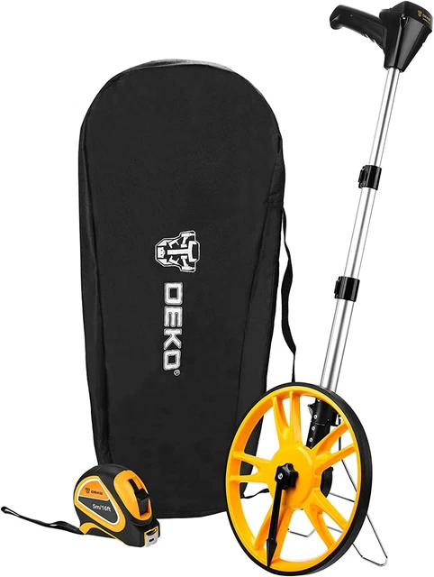 Measuring Wheel Collapsible Digital Display Measures up to 99,999 Ft Compact Whe