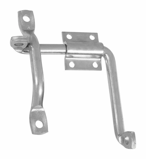 National Hardware  Zinc-Plated  Silver  Steel  Slide-Action  Door/Gate Latch