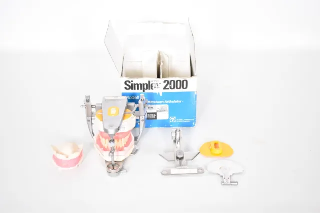 Simplex 2000 modell A mittelwert-Artikulator mit mod, Dental, Zahntechnik ED6573