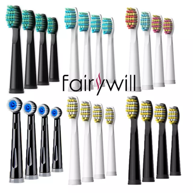 Replacement Sonic Rotate Electric Toothbrush Brush Head for Fairywill toothbrush