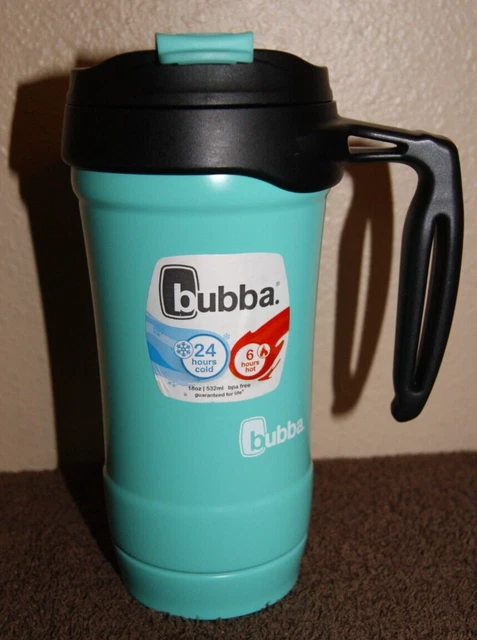 Bubba HERO Dual Wall Vacuum Insulated Stainless Steel Travel Mug 18oz Teal New