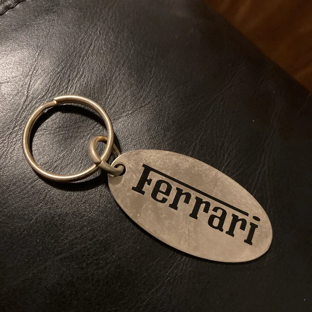 Vintage Ferrari solid brass key chain