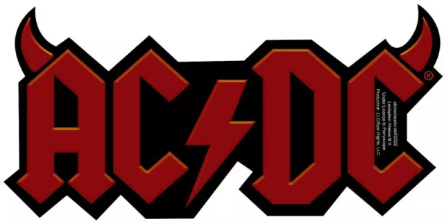 AC/DC Logo-Aufkleber Devil Sticker Hardrock Metal Heavy ca. 15x8 cm