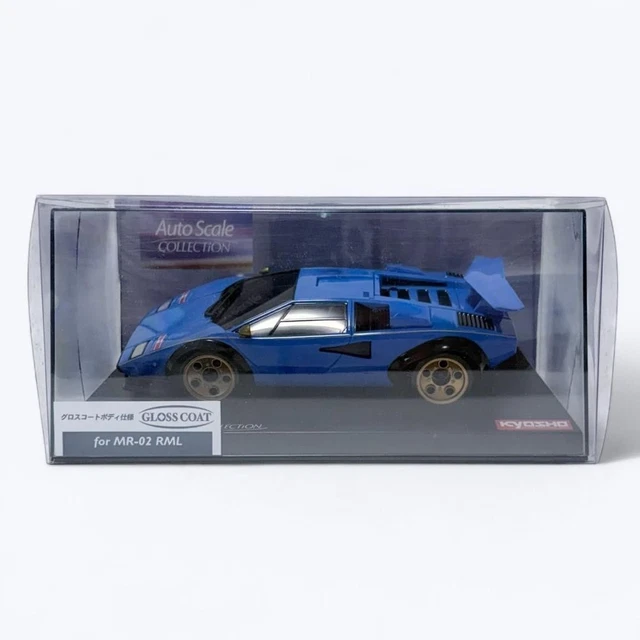 KYOSHO MINI-Z AUTO Scale Lamborghini Countach LP500S Blue MR-02 RML ...