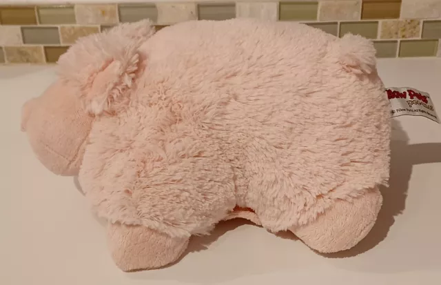 PILLOW PETS Pee Wee Pink Wiggly Pig 11" Plush Toy , Pillow