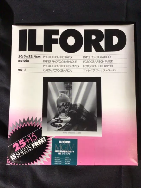 Ilford Multigrade IV MG IV Glossy 8"x10"  40 Pack ~ Sealed