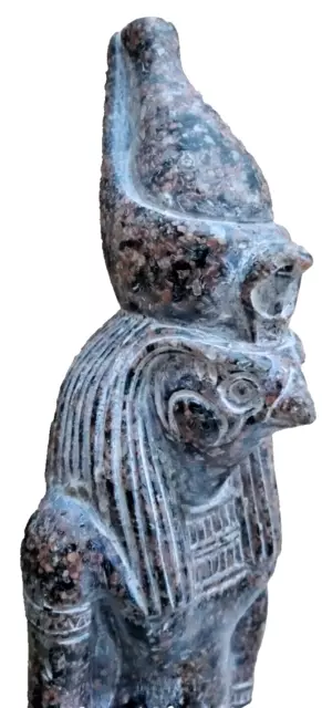 Ägyptischer Gott HORUS Falke, handgefertigte Statue aus luxuriösem...