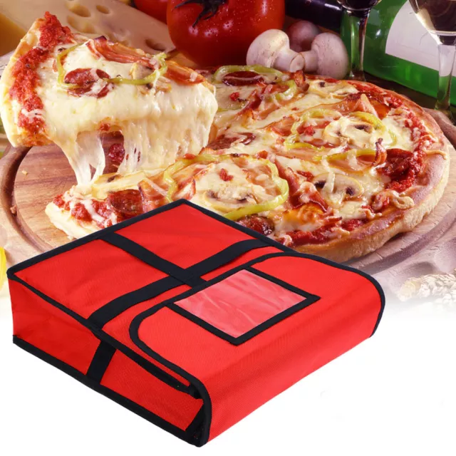 Inch Pizza Delivery Bag Portable Case Wear Resistant Insulated Food Storage