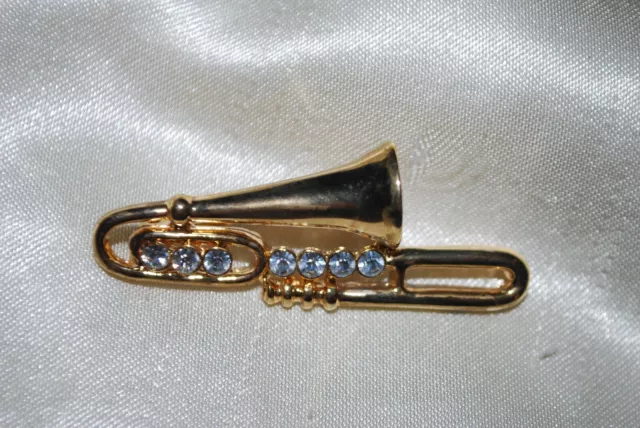 Slide Trombone Pin Horn Orchestra Music Musician Band Combo Trumpet Coronet Tuba 2
