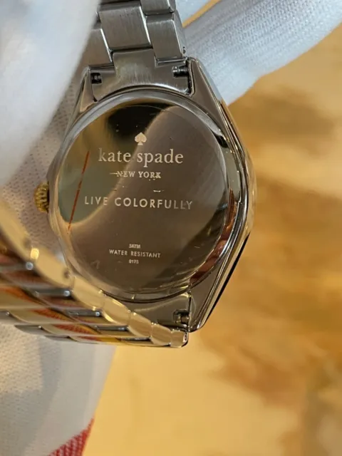 Kate Spade Seaport Grand Silver Dial Two Tone Ladies Watch 1YRU0175 3