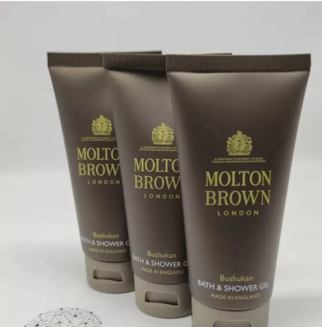 Molton Brown Bushukan gel bagno e doccia 3 x 80 ml (240 ml)