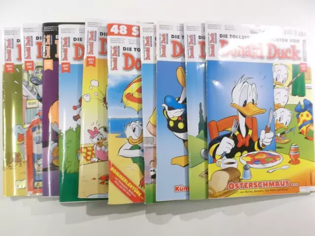 Die tollsten Geschichten von Donald Duck Sonderheft Bd. 370 - 379 komplett