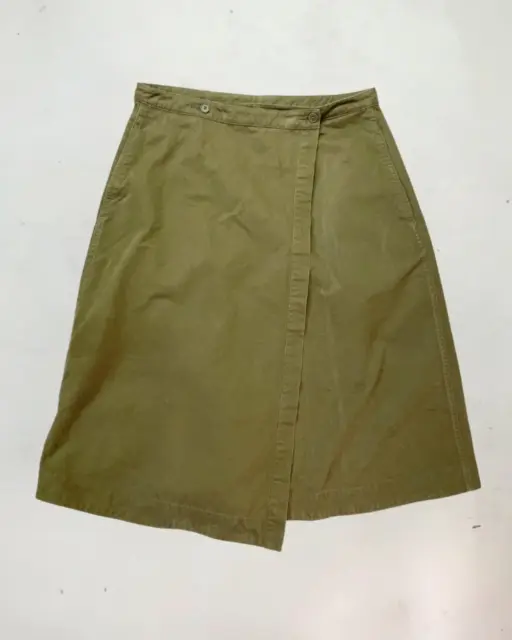 Green Wrap Skirt