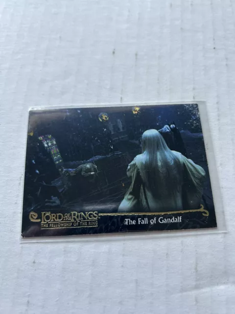 LOTR Lord Of The Rings FOTR Update The Fall Of Gandalf 111 Topps 2002 Fellowship