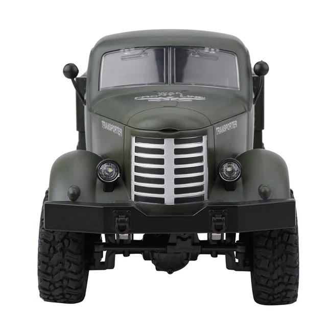 (GREEN)1/16 MODEL REMOTE Control Six Wheel Drive Military Truck RC Toy