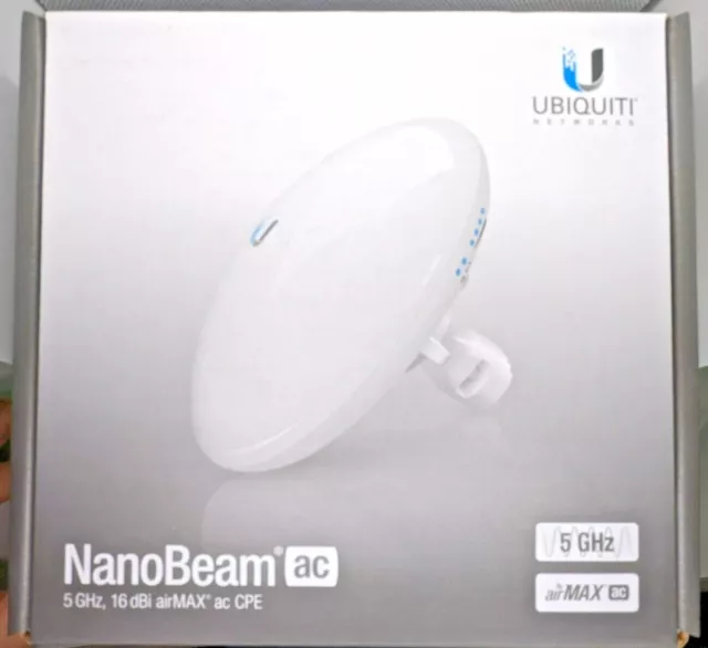 Ubiquiti Networks NBE-5AC-16 NanoBeam ac High-Performance airMAX Bridge