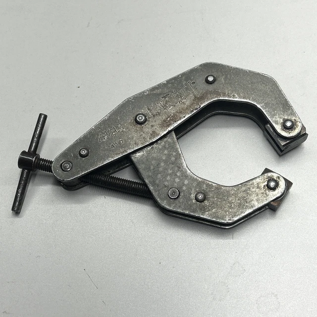 Vintage Kant Twist Cantilever Clamp 4 1/2in. T Handle *DAMAGED* BENT THREADS