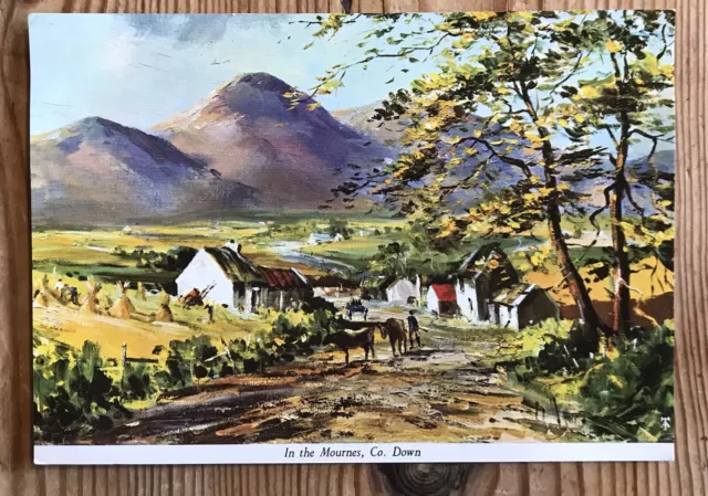 In the Mournes Co Down Vintage Postcard P 266