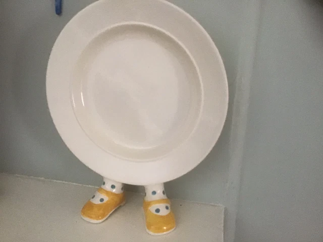 ＊Carlton ware walking Plate＊ VINTAGE CARLTON WARE Walking Ware Plate - Yellow Shoes