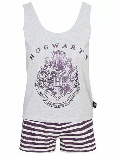 Brand New Ladies Official Harry Potter Hogwarts Short Pyjamas set size 16-18