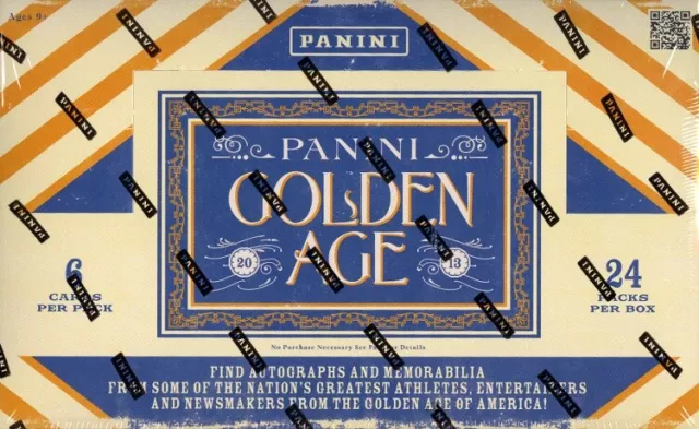 2013 Panini Golden Age Baseball Hobby Box