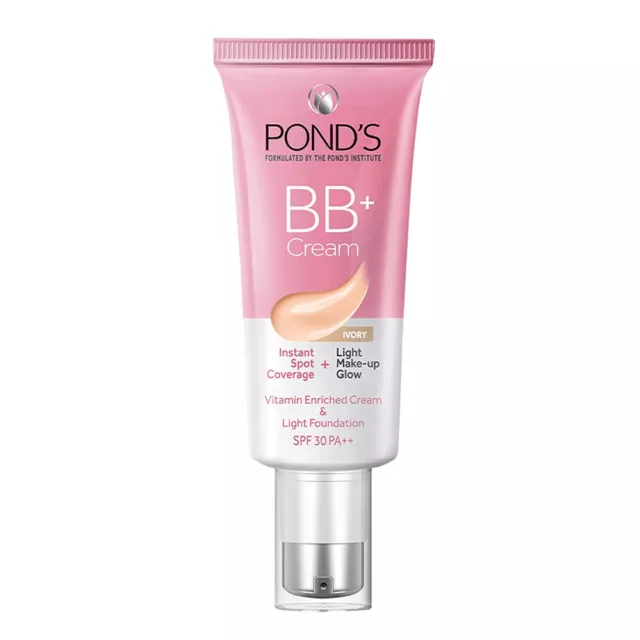 Pond'S White Beauty Bb+ Fairness Cream Spot Coverage + Light Make-up Glow 30 Gm