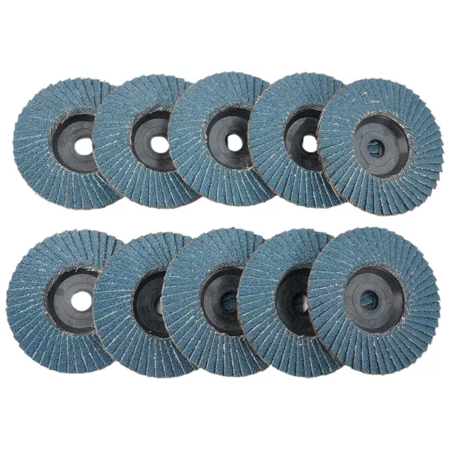 10pcs Grinding Wheel Flap Discs Angle Grinder Sanding Disc Wood Abrasive Tool