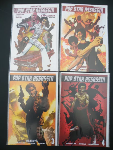 Pop Star Assassin #1 - 4 (Behemoth) Set 1st Print Near Mint