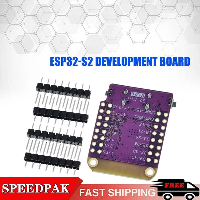 WEMOS S2 MINI V1.0.0 LOLIN USB-C 4MB Flash 2MB RAM NEU HOT ESP32-S2 ...