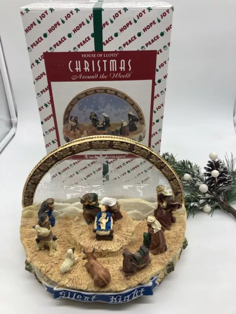 House of Lloyd Silent Night Nativity with Lights Christmas Story & Music